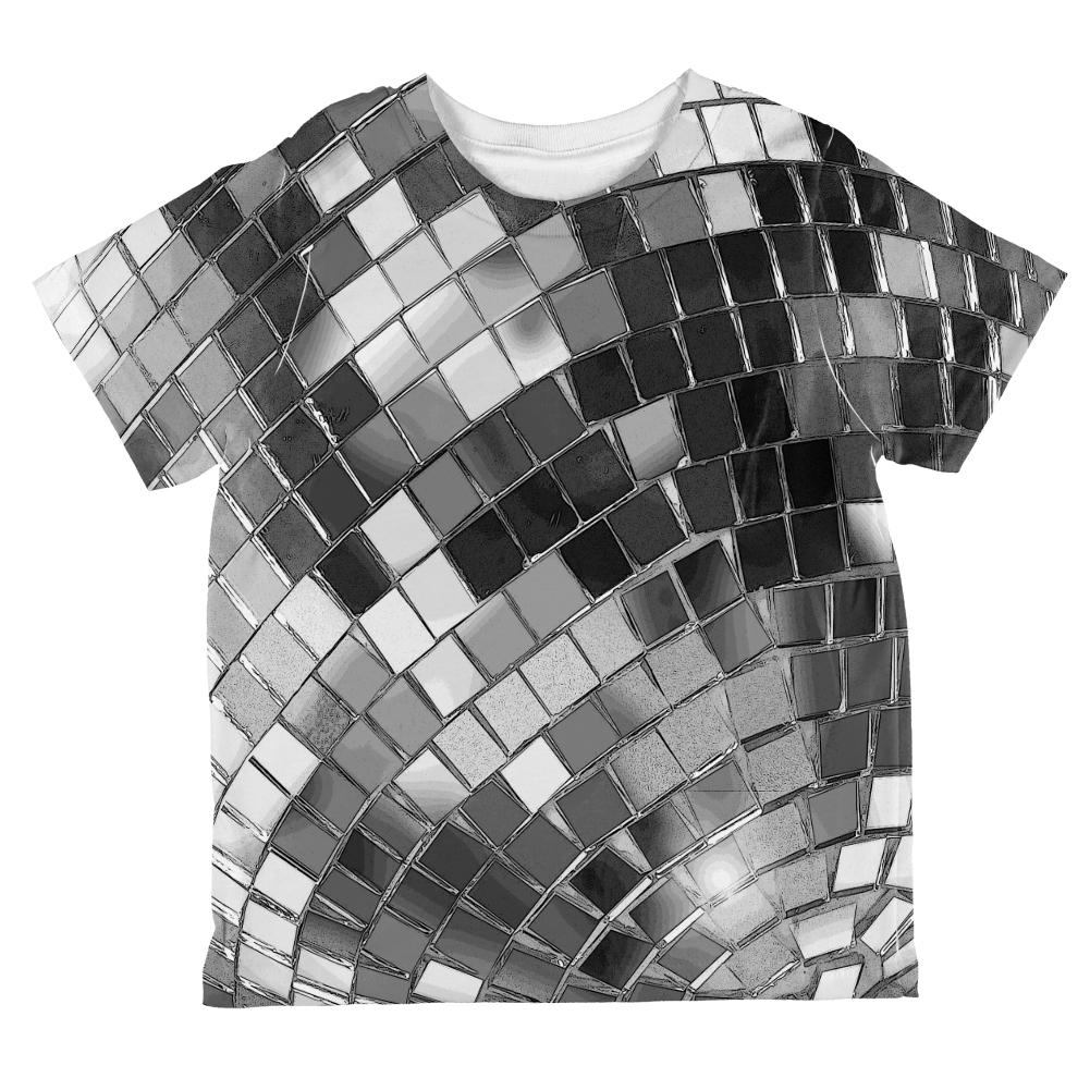 Non-Metallic Disco Ball All Over Toddler T Shirt Toddler T-Shirts Old Glory 2T Multi 