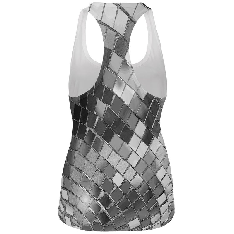 Non-Metallic Disco Ball All Over Womens Work Out Tank Top Women's Tank Tops Old Glory   