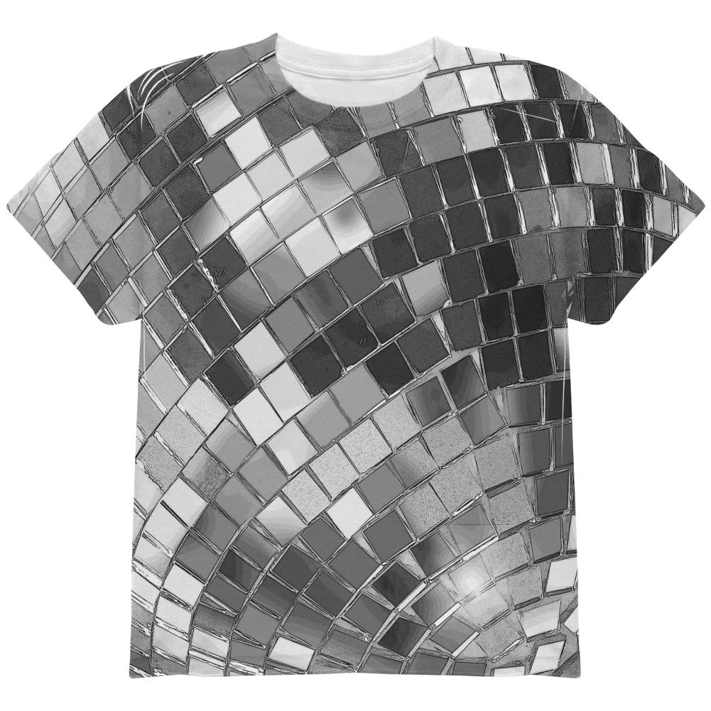 Non-Metallic Disco Ball All Over Youth T Shirt Youth T-Shirts Old Glory LG Multi 