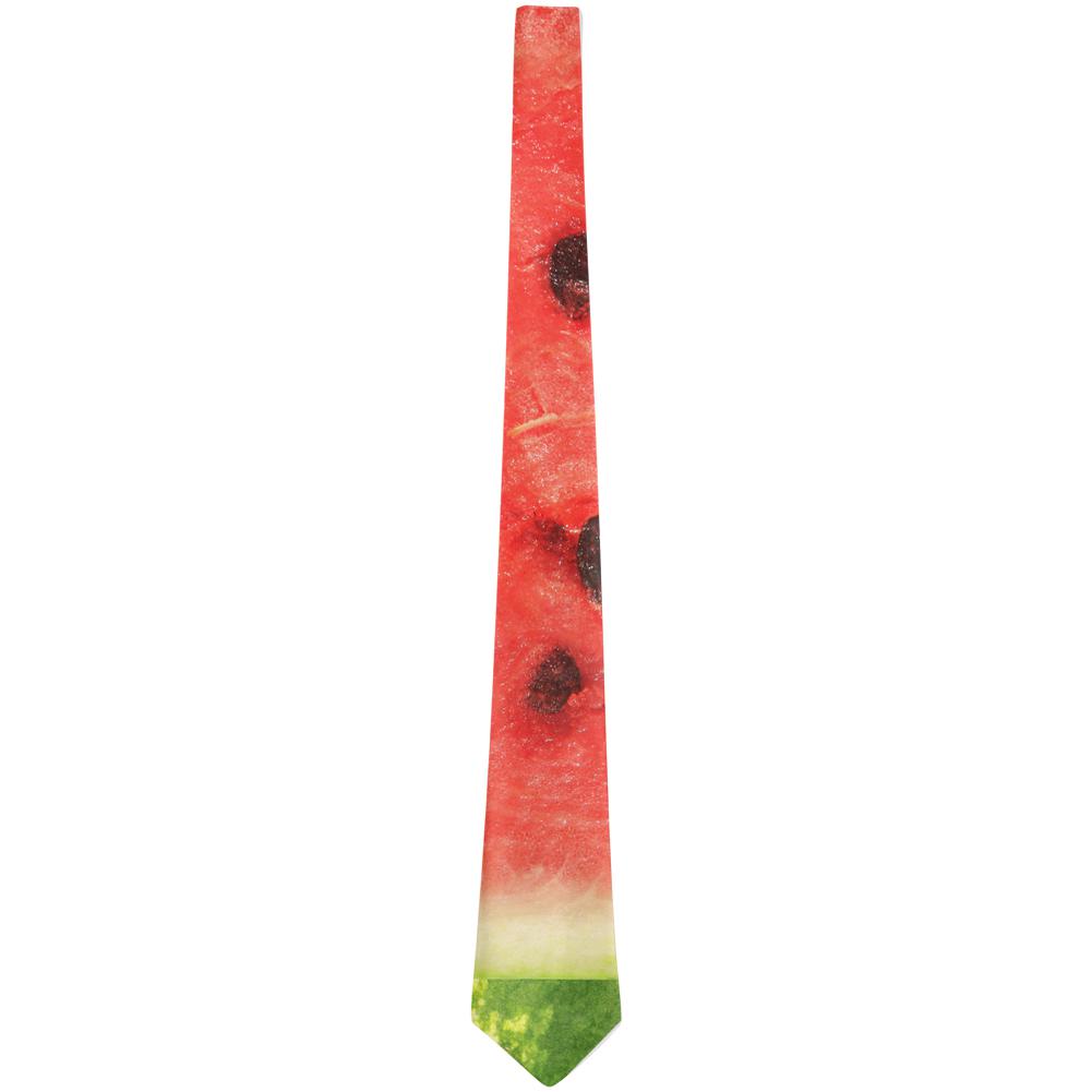 Watermelon Seeds Summer All Over Neck Tie Men's Neck Ties Old Glory   