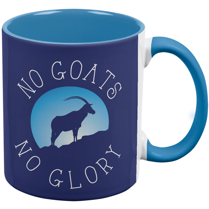 No Guts Goats No Glory All Over Coffee Mug Coffee Mugs Old Glory OS Aqua 