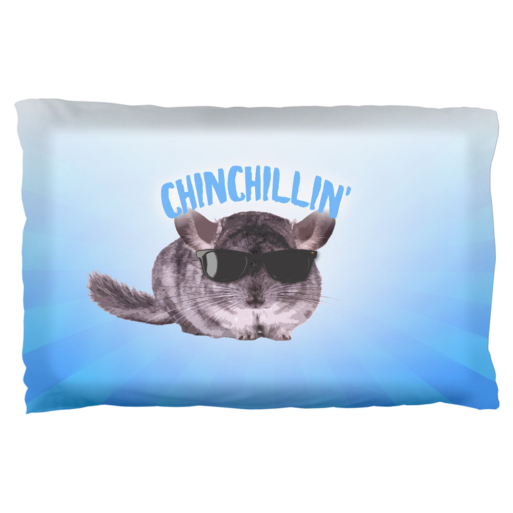 Chinchillin Chinchilla Pillow Case Pillowcases Old Glory OS Multicolored 