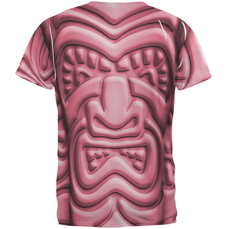 Tiki God Pink Face Luau All Over Mens T Shirt Men's T-Shirts Old Glory   