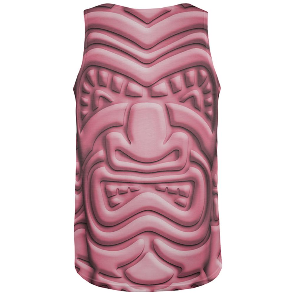 Tiki God Pink Face Luau All Over Mens Tank Top Men's Tank Tops Old Glory   