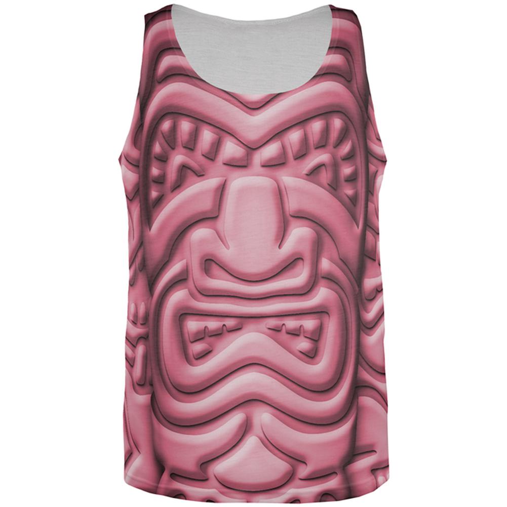 Tiki God Pink Face Luau All Over Mens Tank Top Men's Tank Tops Old Glory 2XL Multi 