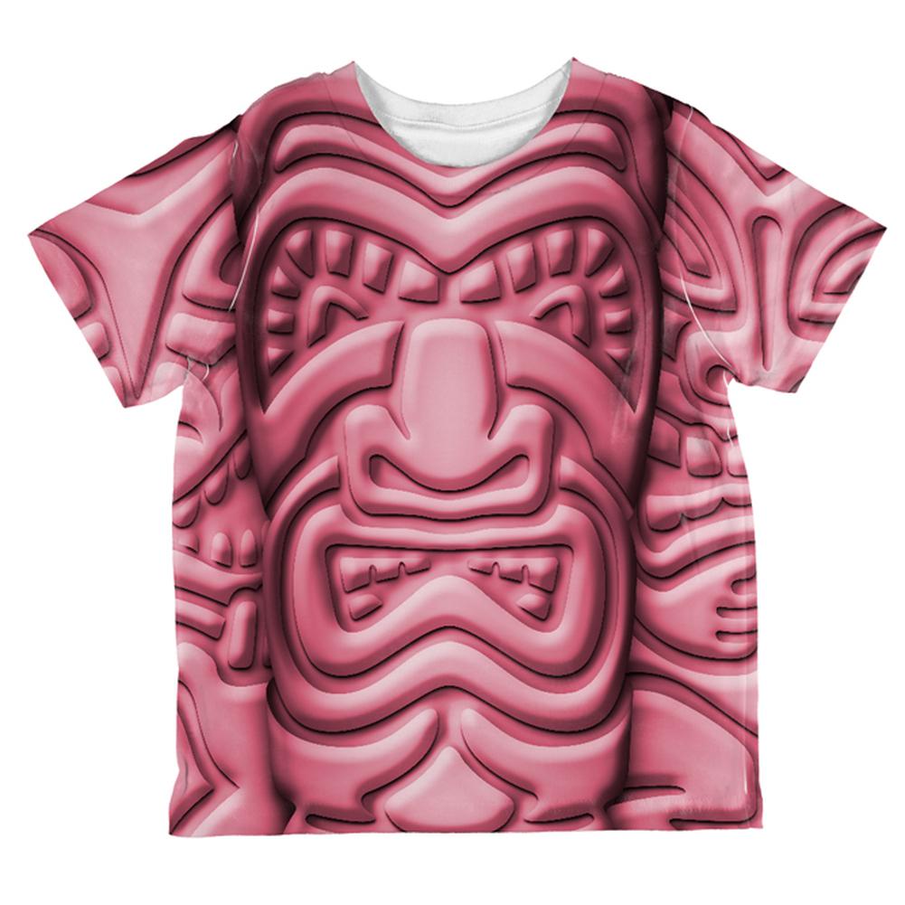 Tiki God Pink Face Luau All Over Toddler T Shirt Toddler T-Shirts Old Glory 2T Multi 