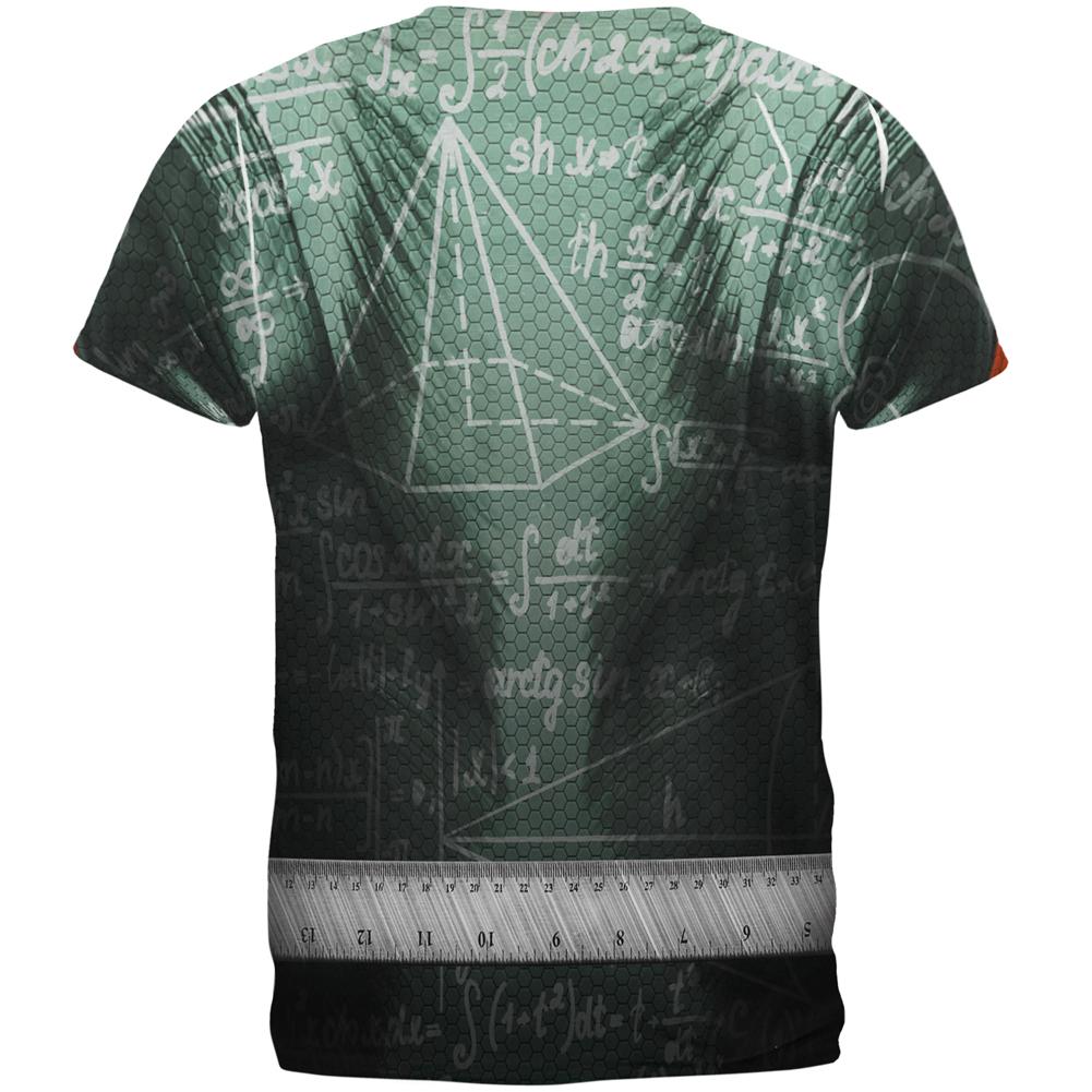 Halloween Math Geek Scientist Superhero Costume All Over Mens T Shirt Men's T-Shirts Old Glory   