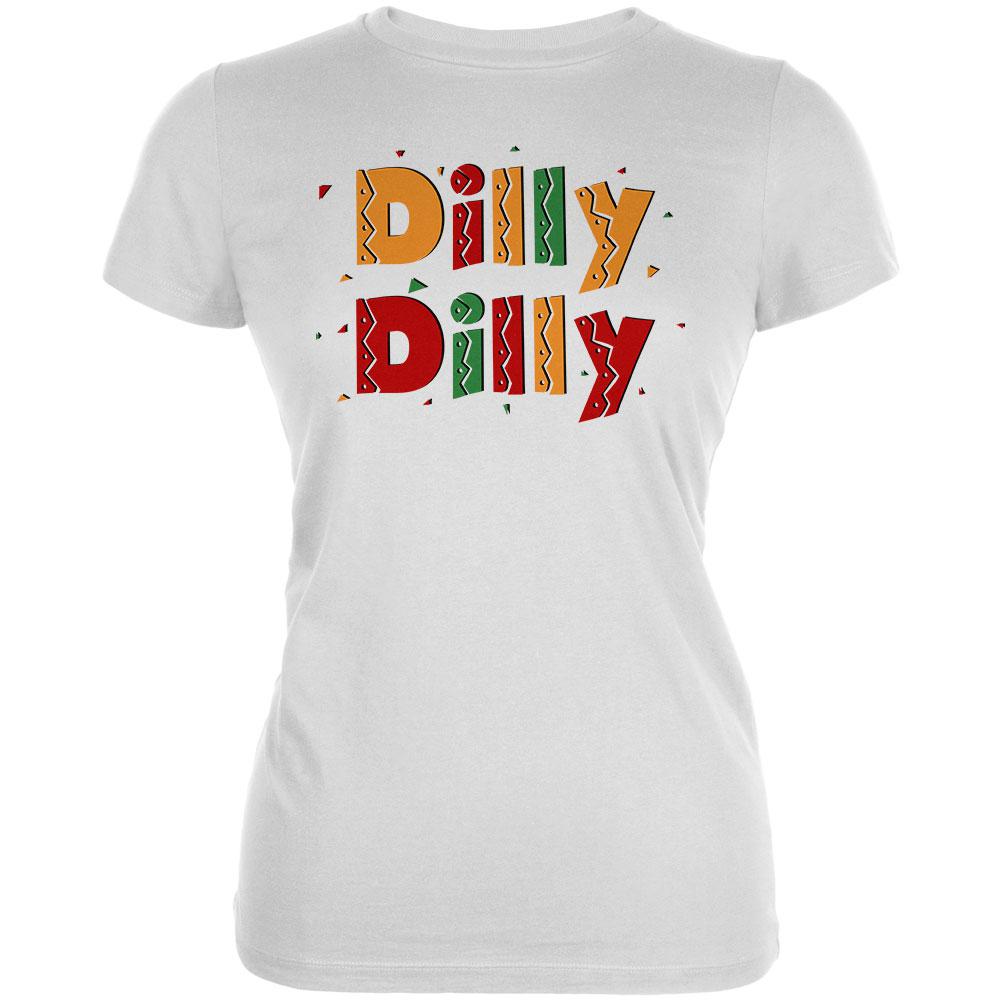 Cinco De Mayo Dilly Dilly Fiesta Mexican Party Juniors Soft T Shirt Juniors T-Shirts Old Glory 2XL White 