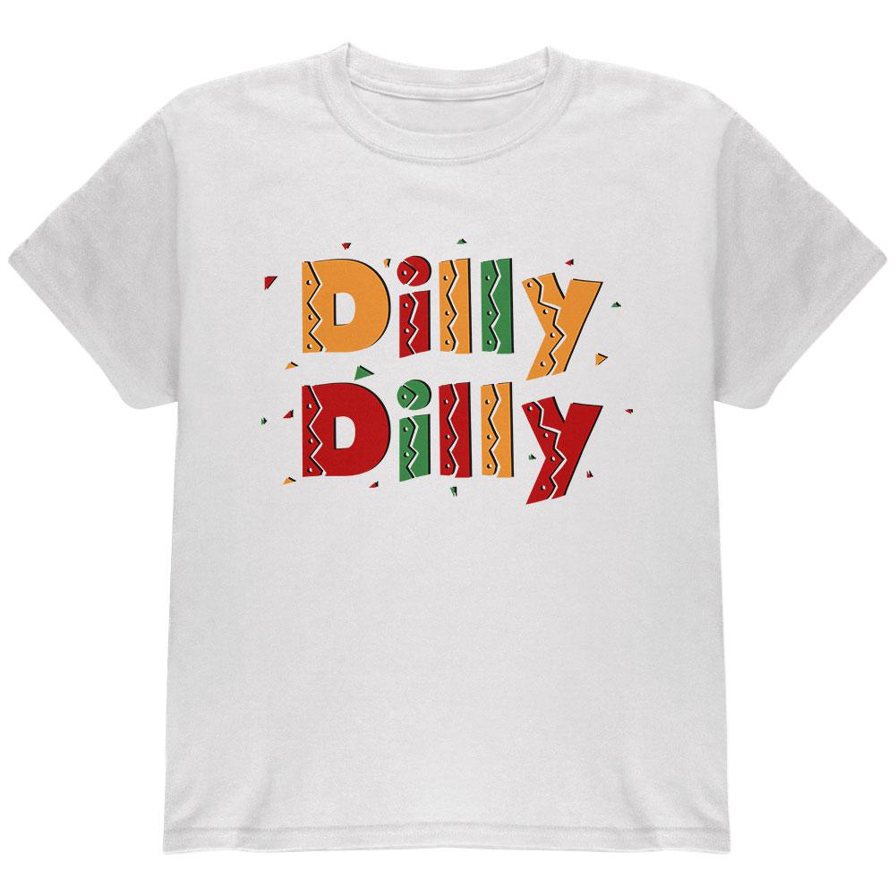 Cinco De Mayo Dilly Dilly Fiesta Mexican Party Youth T Shirt Youth T-Shirts Old Glory LG White 