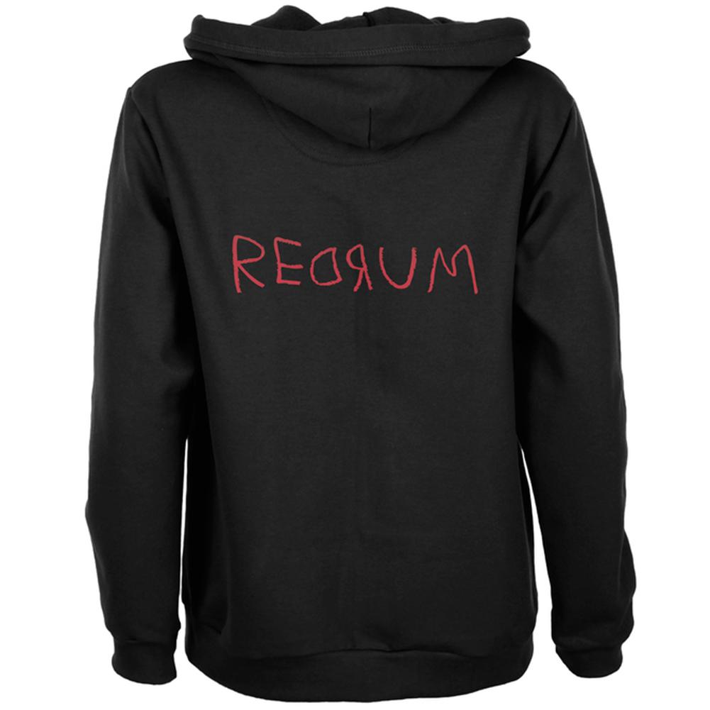 Halloween Horror Redrum Womens Full Zip Hoodie Women's Hoodies Old Glory 2XL Black 