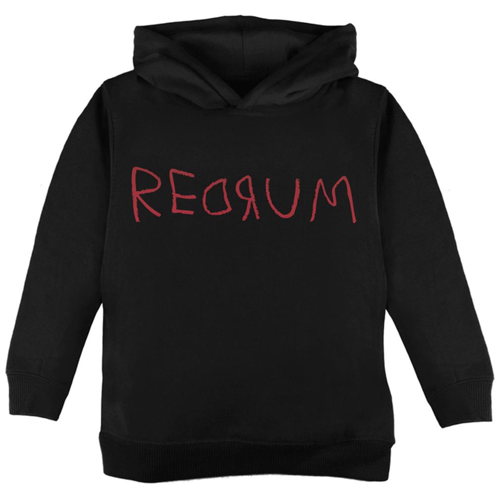 Halloween Horror Redrum Toddler Hoodie Toddler Hoodies Old Glory 2T Black 