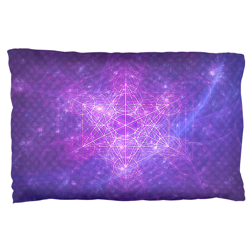 Sacred Geometry Metatron Cube Map of Creation Pillow Case Pillowcases global OS Multi 