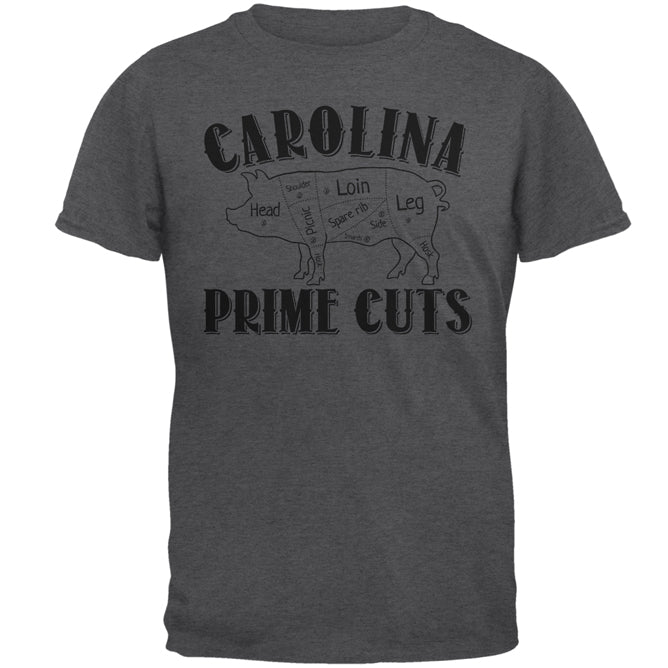 Carolina Prime Cuts Mens T Shirt Men's T-Shirts Old Glory 2XL Dark Heather 