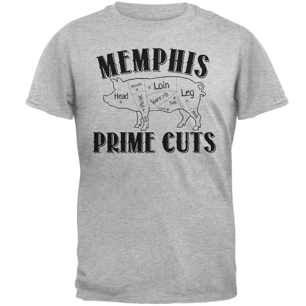 Memphis Prime Cuts Mens T Shirt Men's T-Shirts Old Glory 2XL Heather 