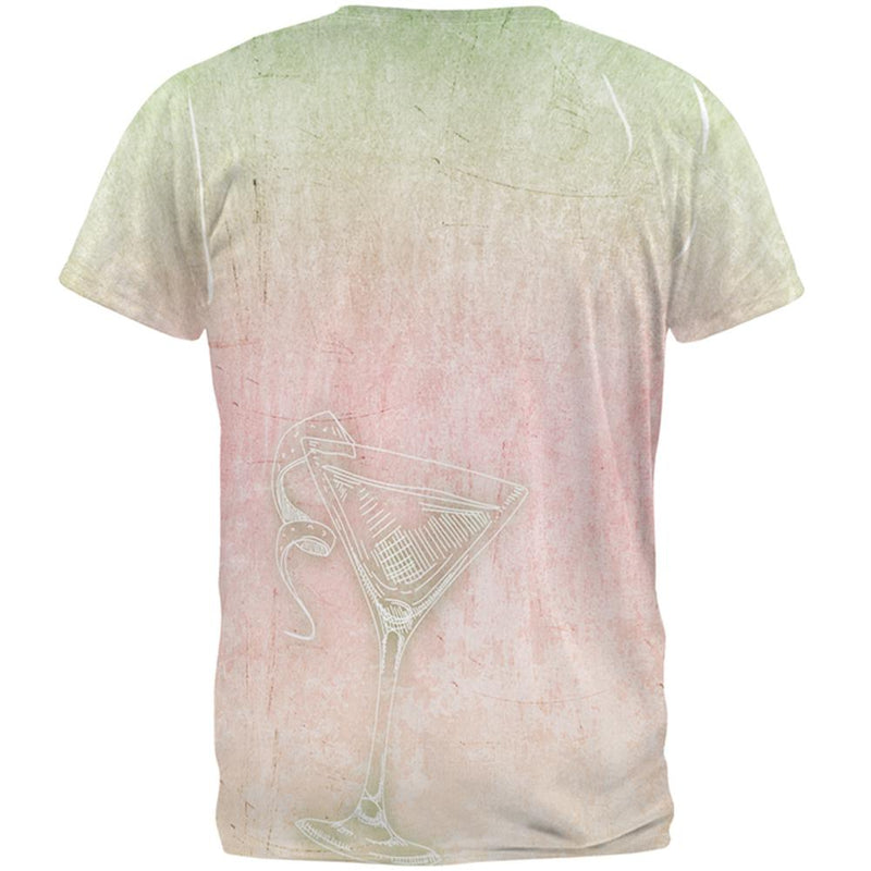Summer Cocktail Martini All Over Mens T Shirt Men's T-Shirts Old Glory   