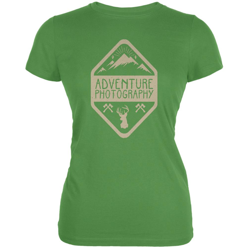 Adventure Photography Juniors Soft T Shirt Juniors T-Shirts Old Glory 2XL Leaf 