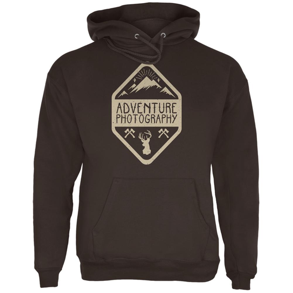 Adventure Photography Mens Hoodie Men's Hoodies Old Glory 2XL Brown 