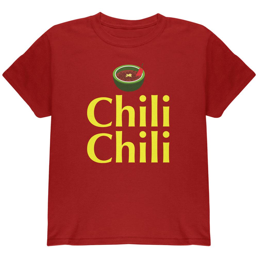 Cinco De Mayo Dilly Dilly Chili Chili Bowl Pepper Youth T Shirt Youth T-Shirts Old Glory LG Cardinal Red 