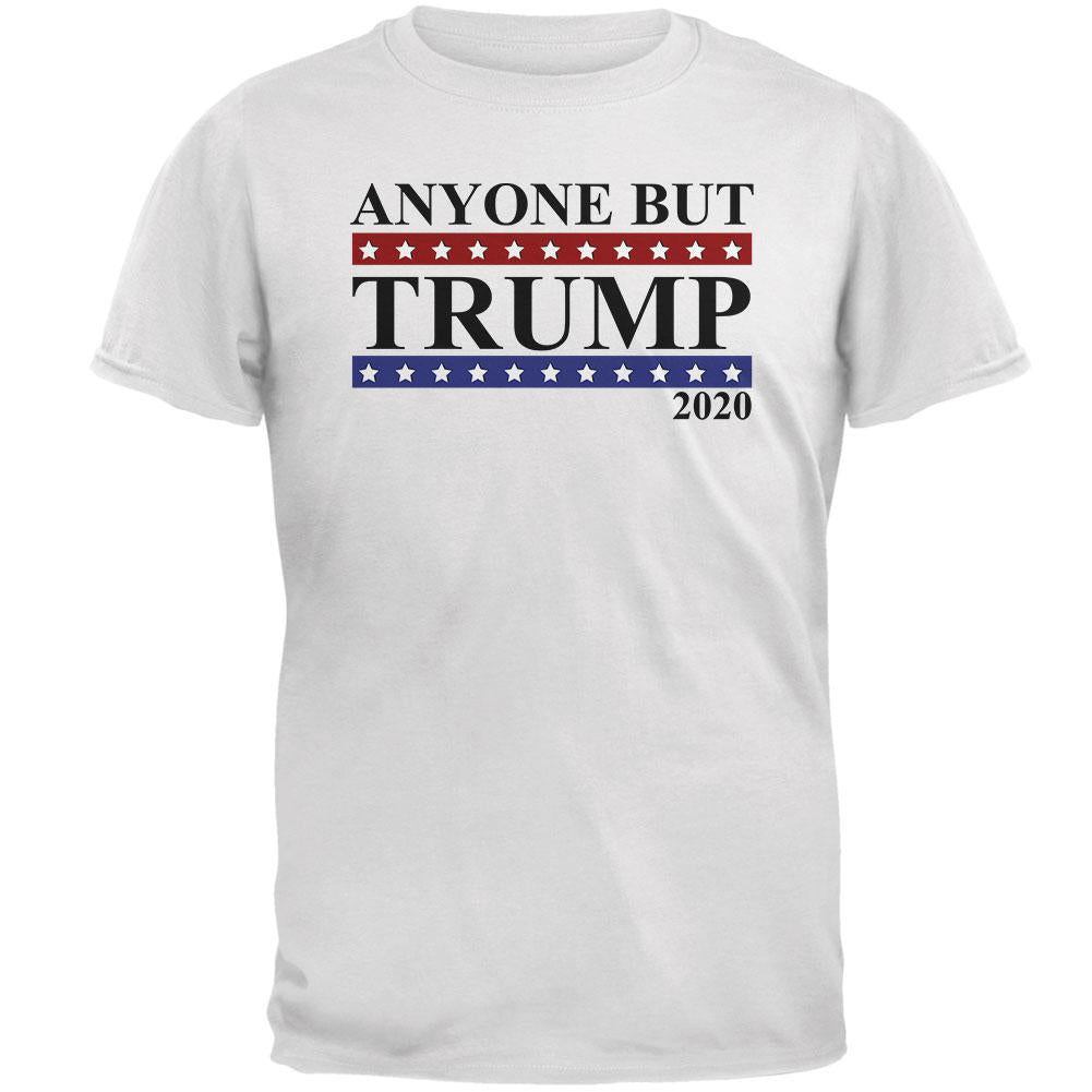 Presidential Election Anyone But Trump 2020 Mens T Shirt Men's T-Shirts Old Glory 2XL White 