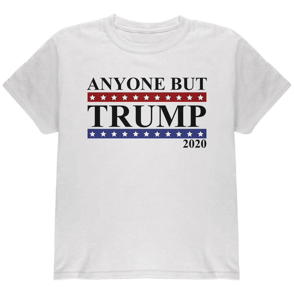 Presidential Election Anyone But Trump 2020 Youth T Shirt Youth T-Shirts Old Glory LG White 