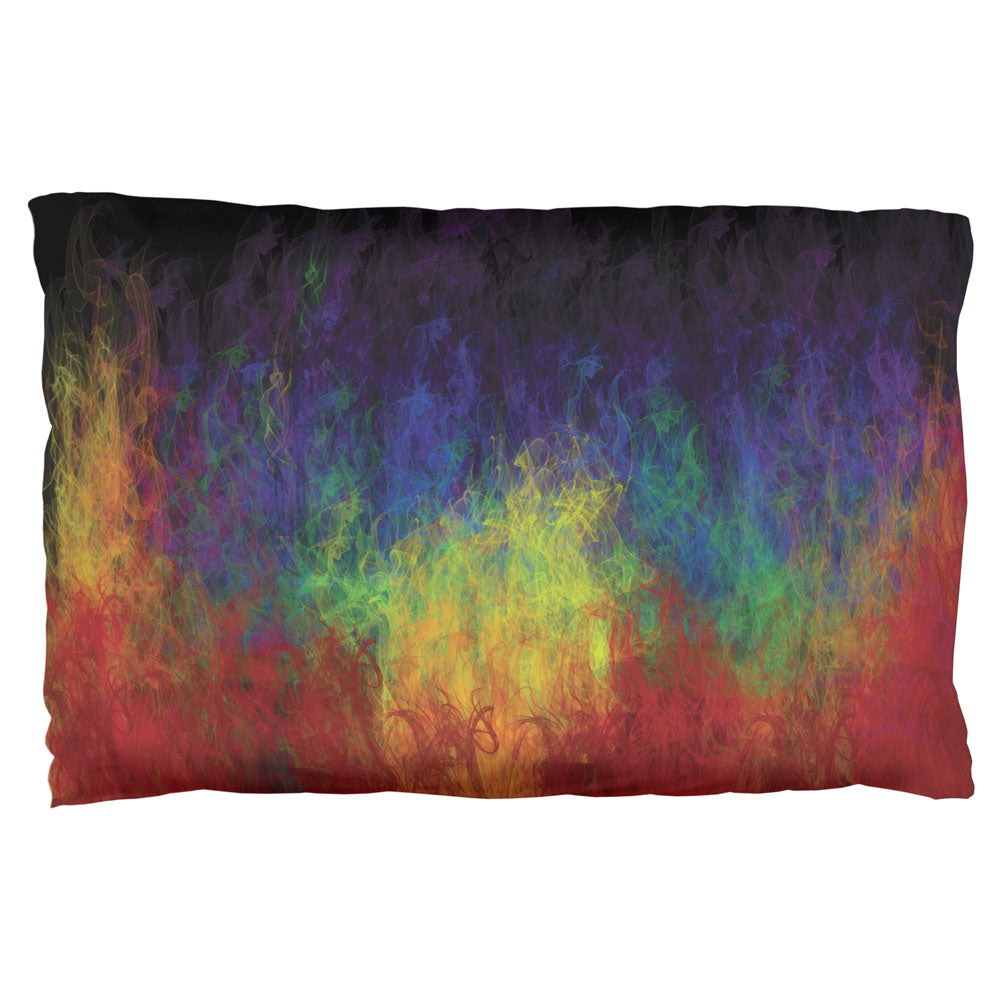 LGBTQ Rainbow Flames Proud Pillowcase Pillowcases LGBT OS  