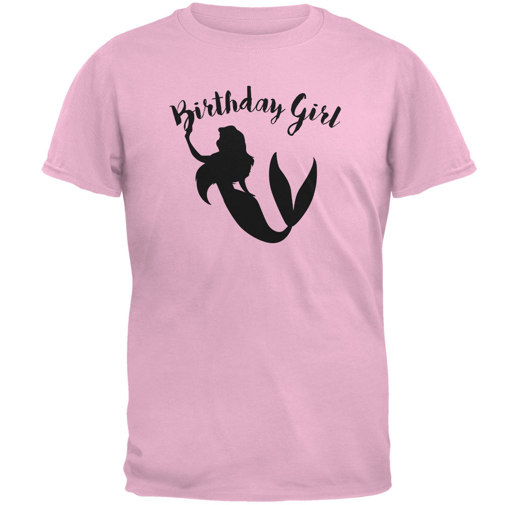 Birthday Girl Mermaid Mens T Shirt Men's T-Shirts Old Glory 2XL Light Pink 