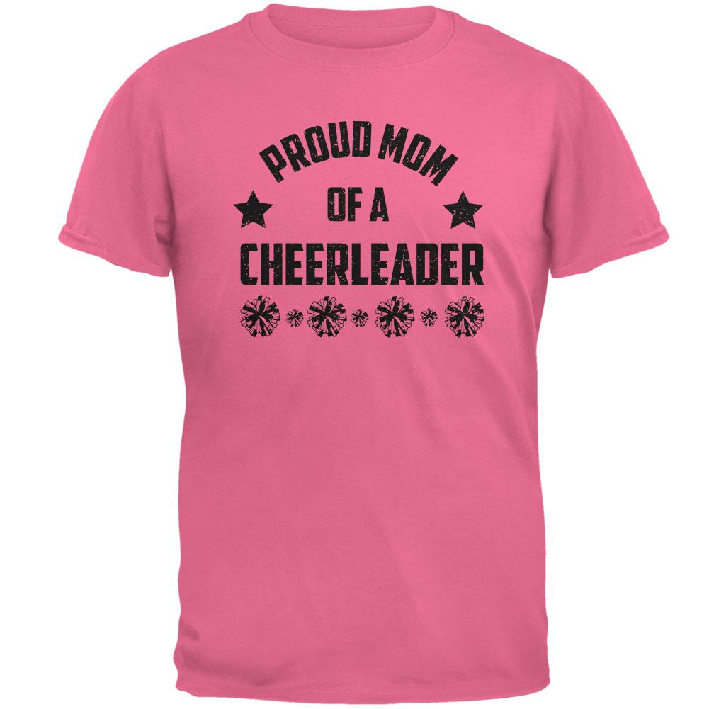 Proud Mom Cheerleader Cheerleading Mens T Shirt Men's T-Shirts Old Glory 2XL Azalea 