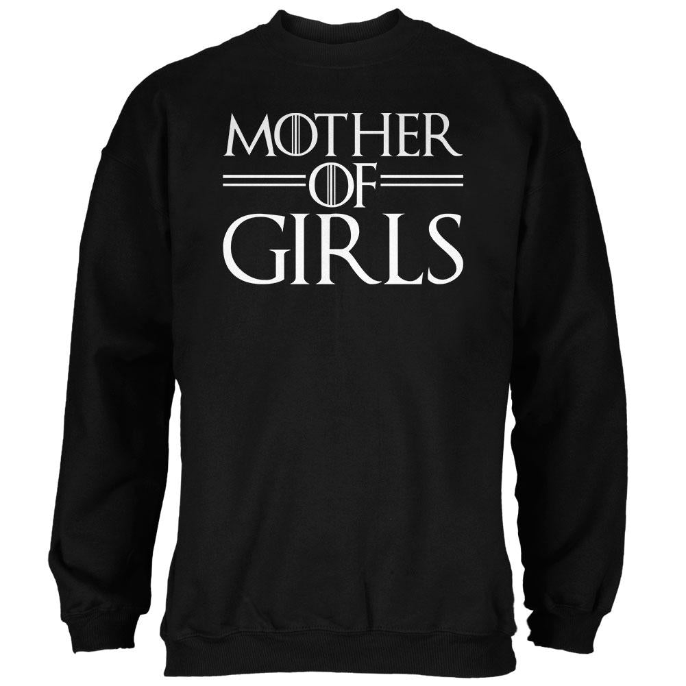 Mother's Day Mother Of Girls Mens Sweatshirt Men's Sweatshirts Old Glory 2XL Black 