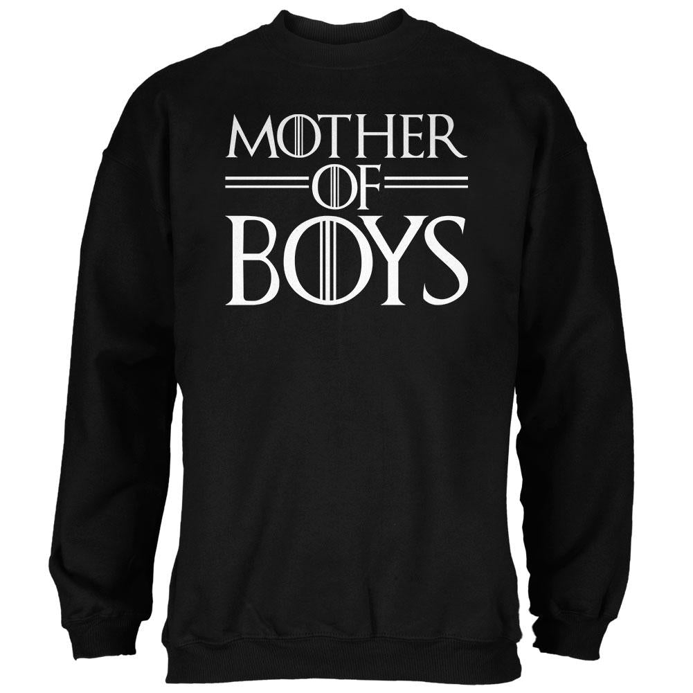 Mother's Day Mother Of Boys Mens Sweatshirt Men's Sweatshirts Old Glory 2XL Black 