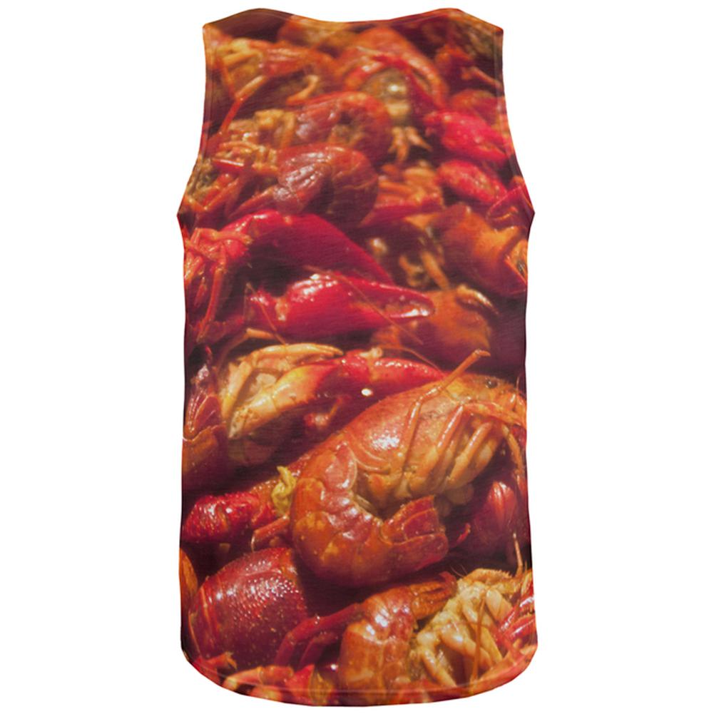 Louisiana Cajun Crawfish Boil All Over Mens Tank Top Men's Tank Tops Old Glory   