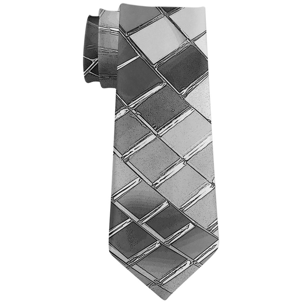 Faux Disco Ball All Over Neck Tie Men's Neck Ties Old Glory   