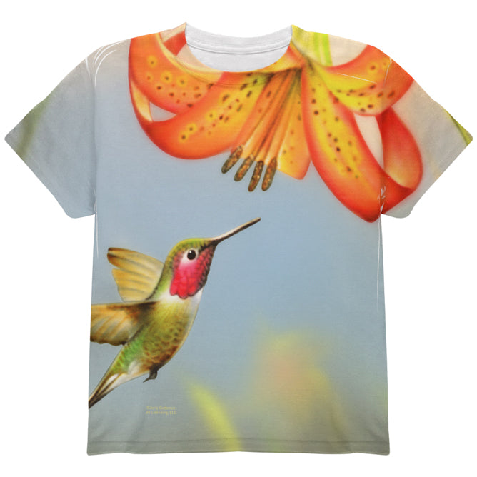 Always Be Yourself Unless Humming Bird All Over Youth T Shirt Youth T-Shirts Old Glory YLG Multi 