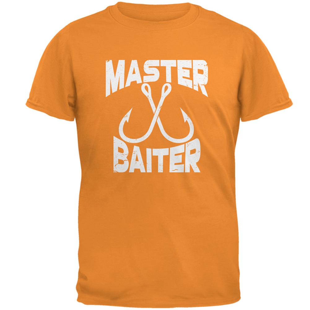 Master Baiter Mens T Shirt Men's T-Shirts Old Glory 2XL Tangerine 