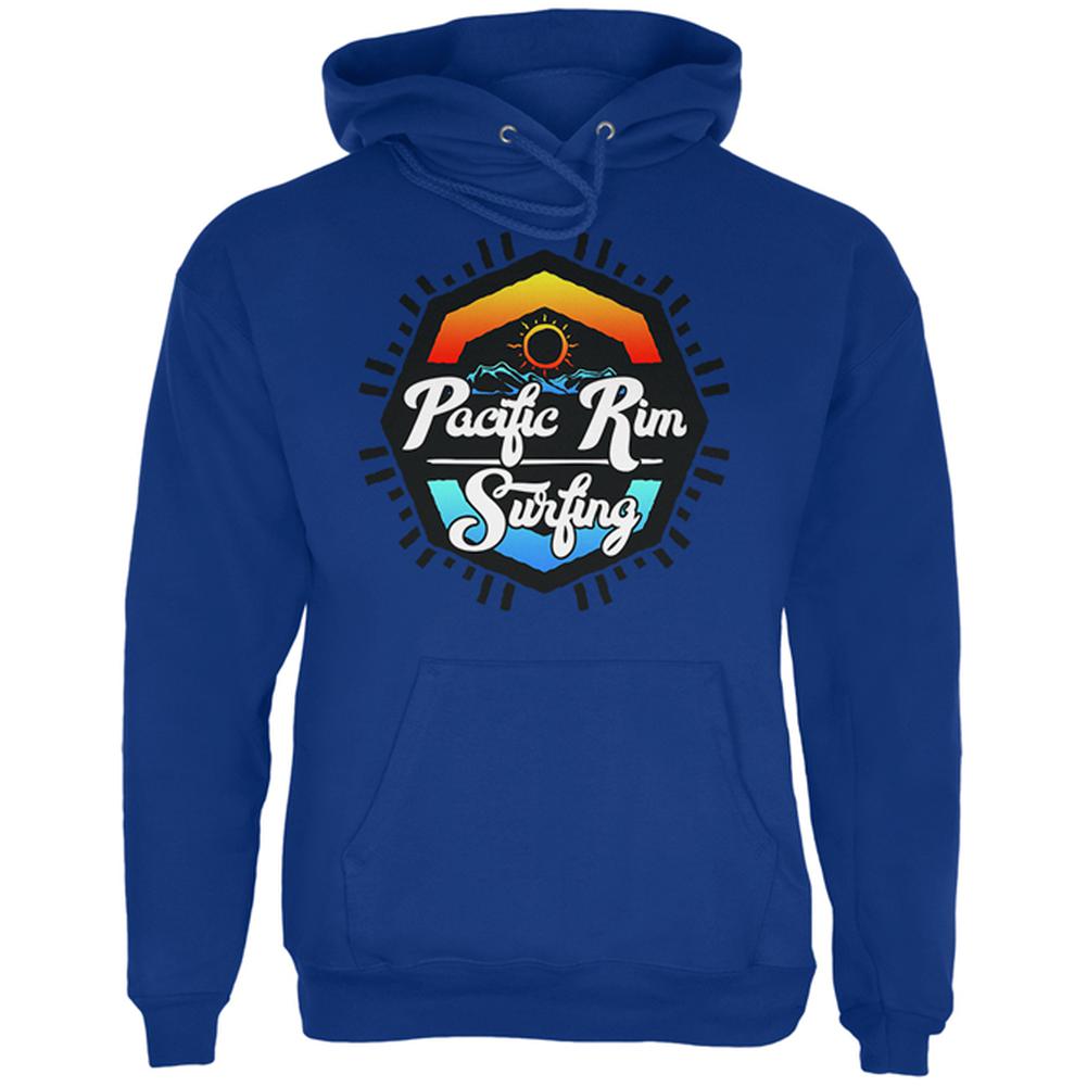 Pacific Rim Surfing Mens Hoodie Men's Hoodies Old Glory 2XL Deep Royal 