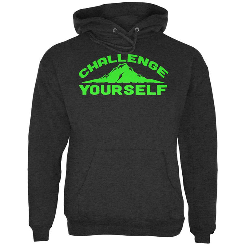 Challenge Yourself Mens Hoodie Men's Hoodies Old Glory 2XL Charcoal Heather 