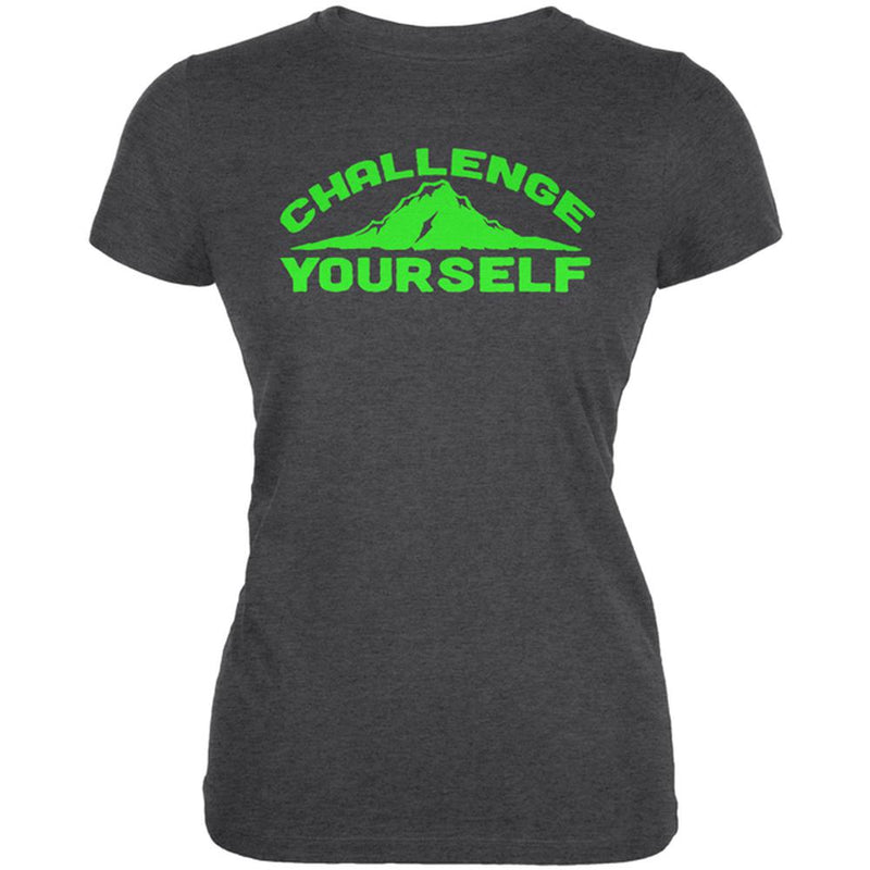 Challenge Yourself Juniors Soft T Shirt Juniors T-Shirts Old Glory 2XL Deep Heather 