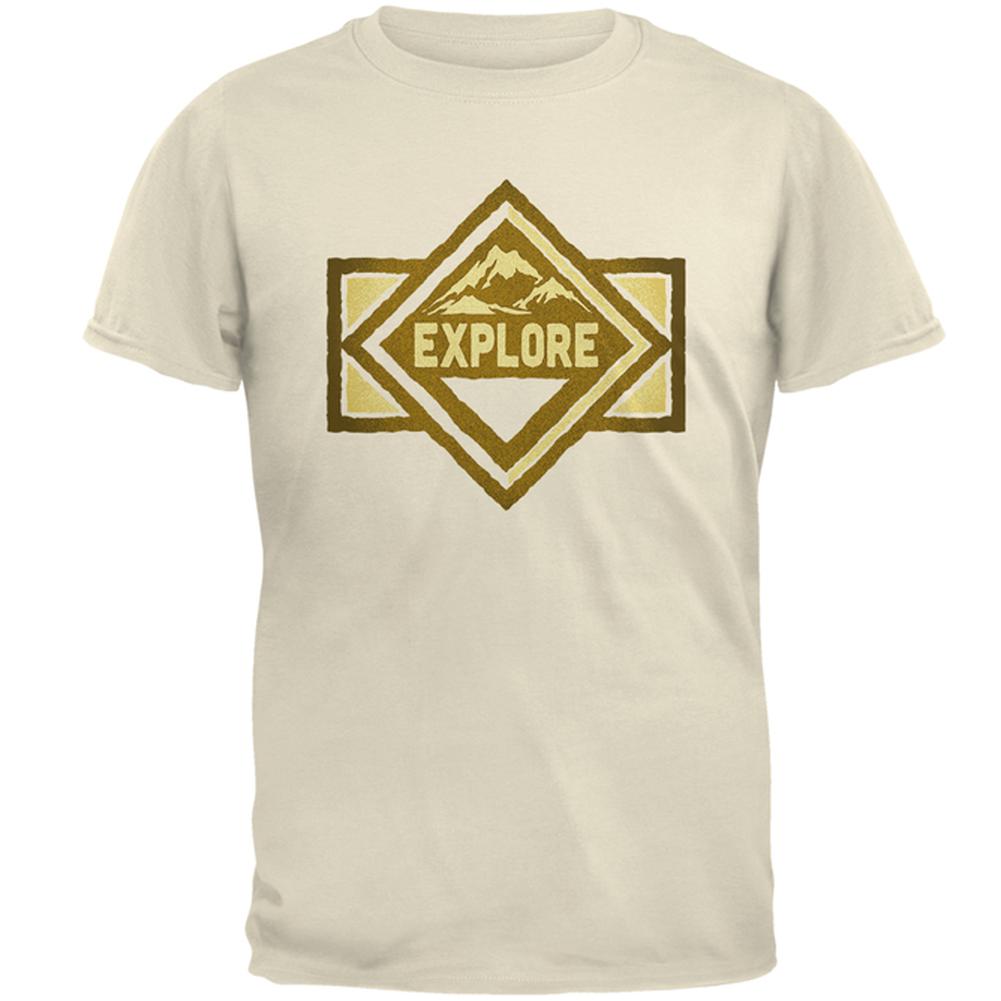 Explore Nature Mens T Shirt Men's T-Shirts Old Glory 2XL Natural 