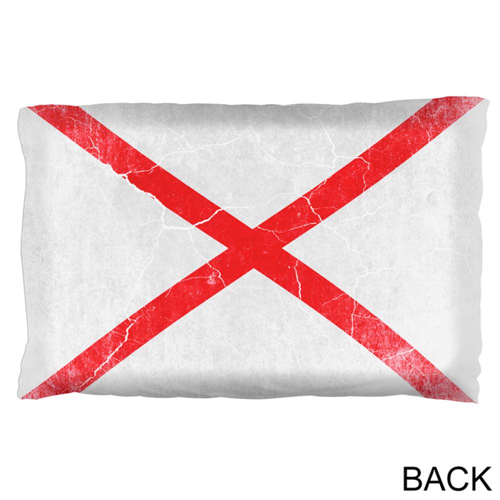 Alabama Vintage Distressed State Flag Pillow Case Pillowcases Old Glory   