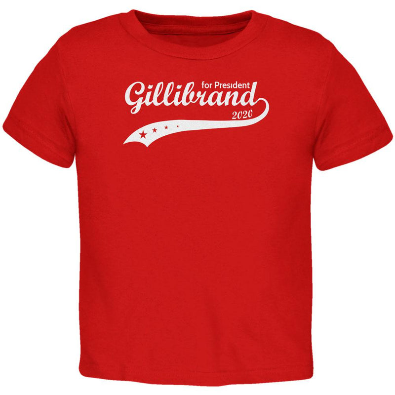 Election 2020 Kirsten Gillibrand for President Swoosh Toddler T Shirt Toddler T-Shirts Old Glory 2T Red 