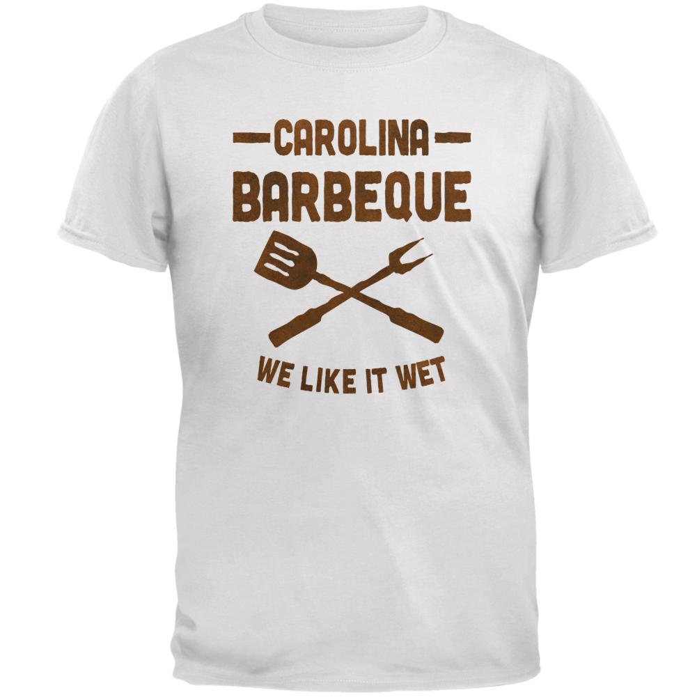 Carolina Barbeque Like It Wet Mens T Shirt Men's T-Shirts Old Glory 2XL White 