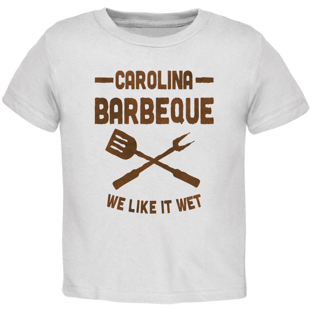 Carolina Barbeque Like It Wet Toddler T Shirt Toddler T-Shirts Old Glory 2T White 