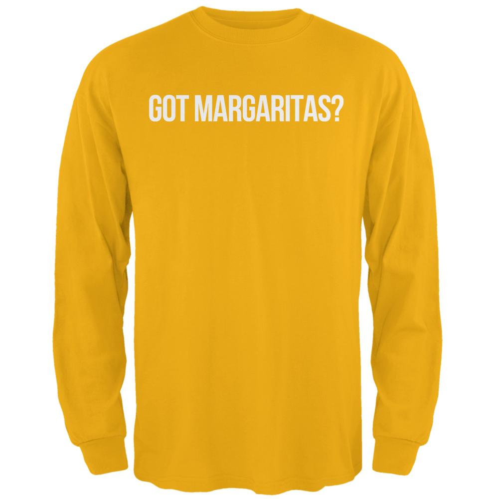 Cinco de Mayo Got Margaritas? Mens Long Sleeve T Shirt Men's Long Sleeves Old Glory 2XL Gold 