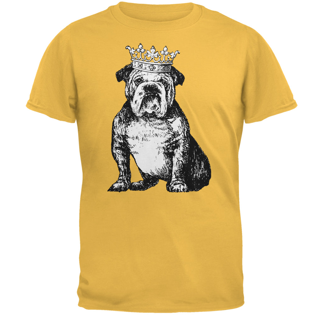 Bulldog Crown Mens T Shirt Men's T-Shirts Old Glory 2XL Yellow 