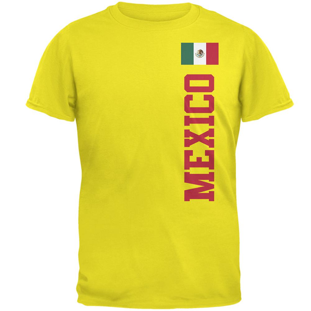 Cinco De Mayo World Cup Mexico Mens T Shirt Men's T-Shirts Old Glory 2XL Bright Yellow 