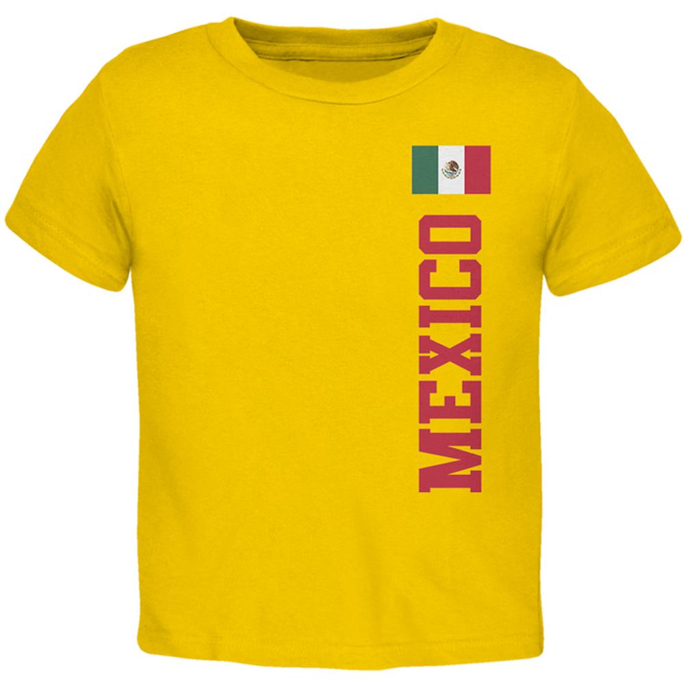 Cinco De Mayo World Cup Mexico Toddler T Shirt Toddler T-Shirts Old Glory 2T Yellow 