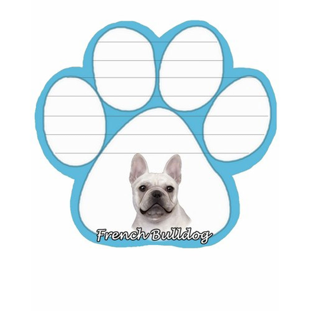French Bulldog Magnetic Note Pad Note Pads French Bulldog   