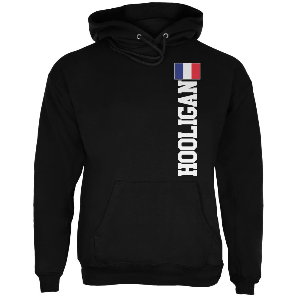 World Cup Hooligan France Mens Hoodie Men's Hoodies Old Glory 2XL Black 