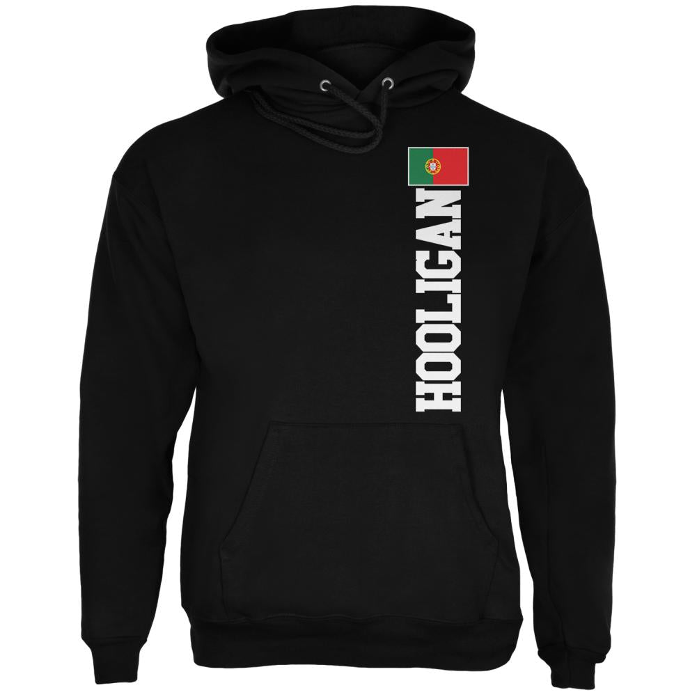 World Cup Hooligan Portugal Mens Hoodie Men's Hoodies Old Glory 2XL Black 