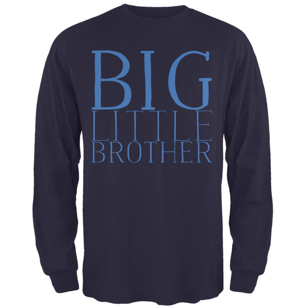 Big Little Brother Mens Long Sleeve T Shirt Men's Long Sleeves Old Glory 2XL Navy 