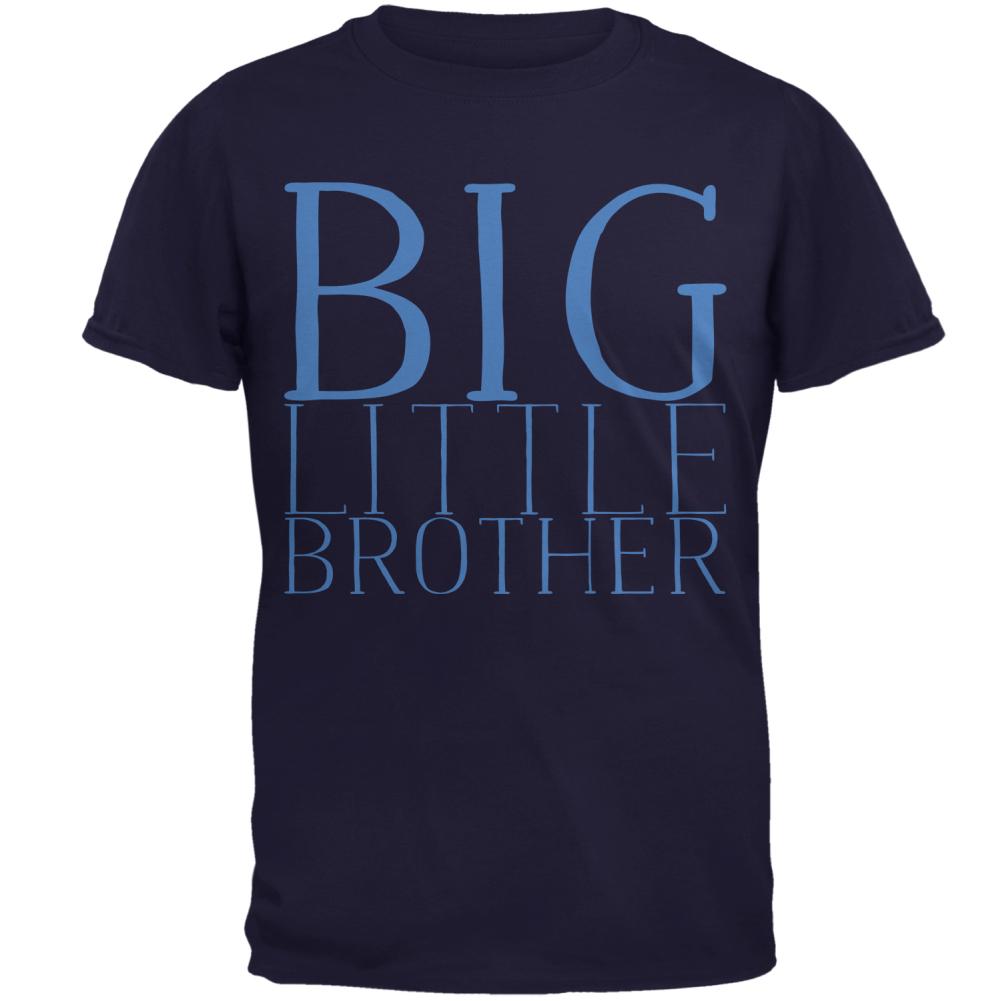 Big Little Brother Mens T Shirt Men's T-Shirts Old Glory 2XL Navy 